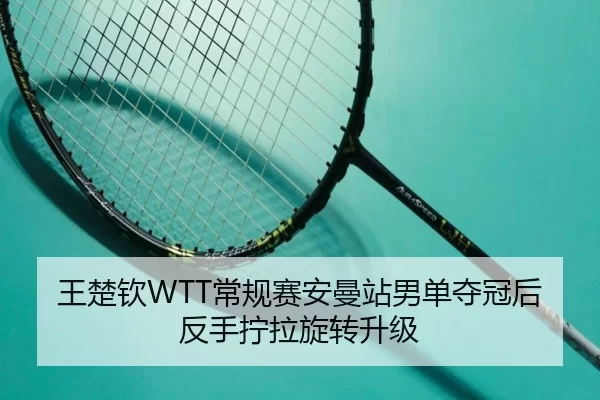 王楚钦WTT常规赛安曼站男单夺冠后反手拧拉旋转升级